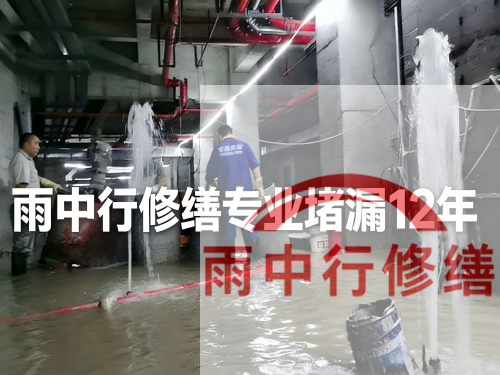 枣庄某污水处理厂钢筋混凝土池堵漏案例