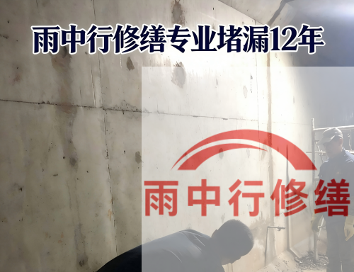 枣庄某商场电梯井堵漏案例